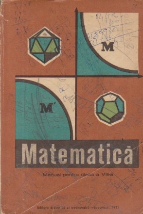 Matematica, Manual pentru clasa a VIII-a