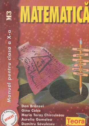 Matematica (M3) - manual pentru clasa a X-a