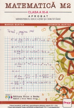 Matematica M2. Manual pentru clasa a XI-a