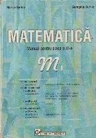 Matematica Manual pentru clasa