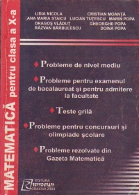 Matematica pentru clasa a X-a