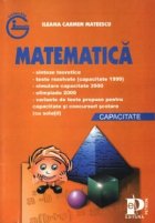 Matematica pentru examenul de capacitate