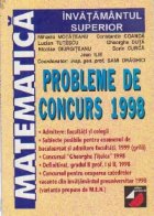 Matematica Probleme concurs 1998