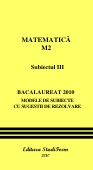 MATEMATICA M2 Subiectul III 2010