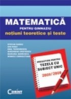 MATEMATICA TEZE SUBIECT UNIC 2008