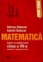 Matematica Teze subiect unic 2008