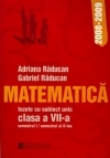 Matematica - Teze cu subiect unic 2008-2009. Clasa a VII-a (semestrul I/semestrul al II-lea)