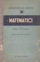 Matematice Volumul III lea Algebra