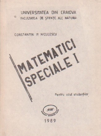 Matematici speciale