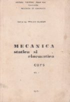 Mecanica Statica cinematica Curs Volumul