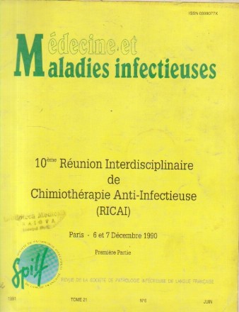 Medecine et Maladies Infectieuses, Nr. 6/1991