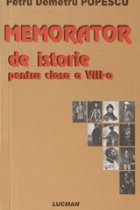 Memorator istorie pentru clasa