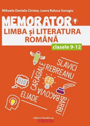 Memorator de limba şi literatura română pentru clasele IX-XII