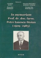 memoriam Prof doc farm Petre