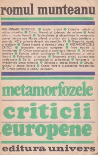 Metamorfozele criticii europene