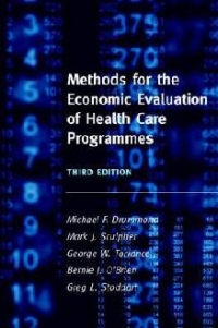 Methods for the Economic Evaluation of Health Care Programmes 3/e