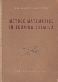 Metode matematice in tehnica chimica