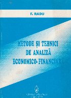 Metode tehnici analiza economico financiara