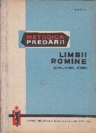 Metodica predarii limbii romane (citit