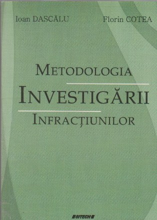 Metodologia investigarii infractiunilor