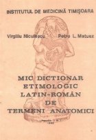 Mic dictionar etimologic latin roman