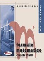 Mic dictionar formule matematice Clasele