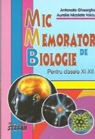 Mic memorator biologie pentru clasele