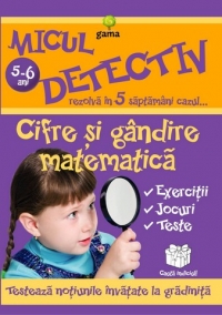 Micul detectiv - Cifre si gandire matematica (5-6 ani)