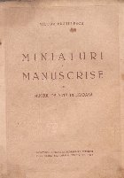 Miniaturi manuscrise din museul arta