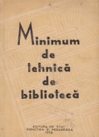 Minimum tehnica biblioteca