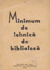 Minimum de tehnica de biblioteca