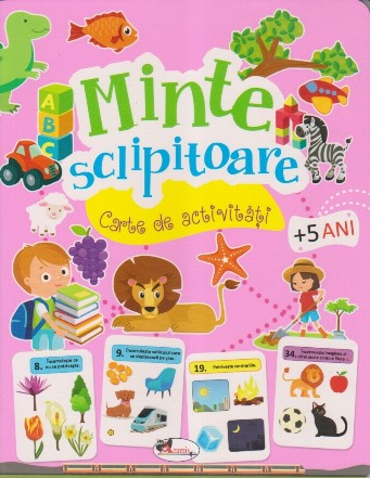 Minte sclipitoare. Carte de activitati +5 ani