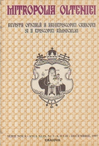 Mitropolia Olteniei - Revista oficiala a Arhiepiscopiei Craiovei si a Episcopiei Romnicului, Nr. 3-6, Iulie-Decembrie 1997