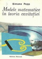 Modele matematice teoria cavitatiei