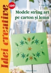 Modele string art pe carton si lemn - Idei creative 109