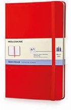 Moleskine Large Sketch Book Red