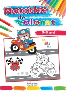 Motociclete de colorat