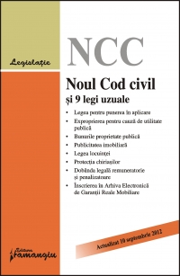 NCC - Noul Cod Civil si 9 legi uzuale - actualizat 10 septembrie 2012