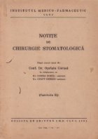 Notite de chirurgie stomatologica