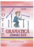 NOTITE Gramatica clasele II-IV