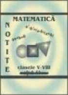 NOTITE MATEMATICA CLASELE VIII