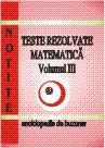 Notite - Teste rezolvate matematica M 2 - Bacalaureat 2009 - Subiectul II