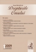 Noua Revista de Drepturile Omului Nr. 1/2009