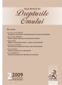 Noua Revista de Drepturile Omului, Nr. 2/2009