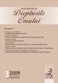 Noua Revista de Drepturile Omului, Nr. 3/2009