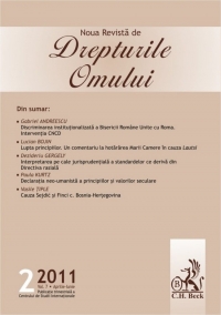 Noua Revista de Drepturile Omului, Nr. 2/2011