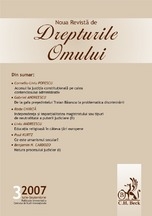 Noua Revista de Drepturile Omului, nr.3/2007