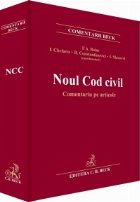 Noul Cod civil Comentariu articole