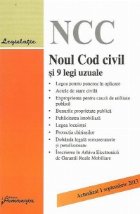 Noul Cod civil si 9 legi uzuale - actualizat 1 septembrie 2013