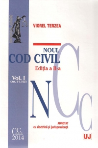 Noul Cod Civil. Volumul I. Editia a II a